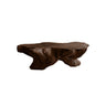 Arbora Live Edge Solid Wood Coffee Table Dark Walnut - Timberustic Coffee Table