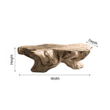 Arbora Live Edge Solid Wood Coffee Table - Timberustic Coffee Table