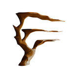 Arbora Live Edge Solid Wood Kitchen Shelf Brown - Timberustic Kitchen Shelf