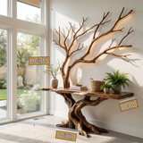 Arboraith Sculpted Solid Wood Console Table SPA938511