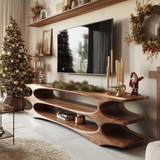 Arborcrest Triplewave Solid Wood TV Console