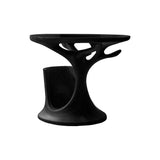 Arborea Treeform Sculpted Solid Wood Record Player Stand