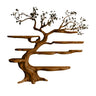 Arborealis Sculpted Solid Wood Tree Bookshelf Brown - Timberustic Tree Bookshelf