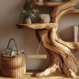 Arborealis Sculpted Solid Wood Tree Bookshelf - Timberustic Tree Bookshelf