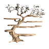 Arborealis Sculpted Solid Wood Tree Bookshelf Natural Oak - Timberustic Tree Bookshelf