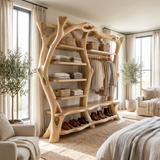 Arborel Handcrafted Solid Wood Entryway Organizer