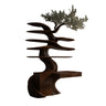 Arborell Organic Modern Tree Bookshelf with Drawers Dark Walnut - Timberustic Tree Bookshelf