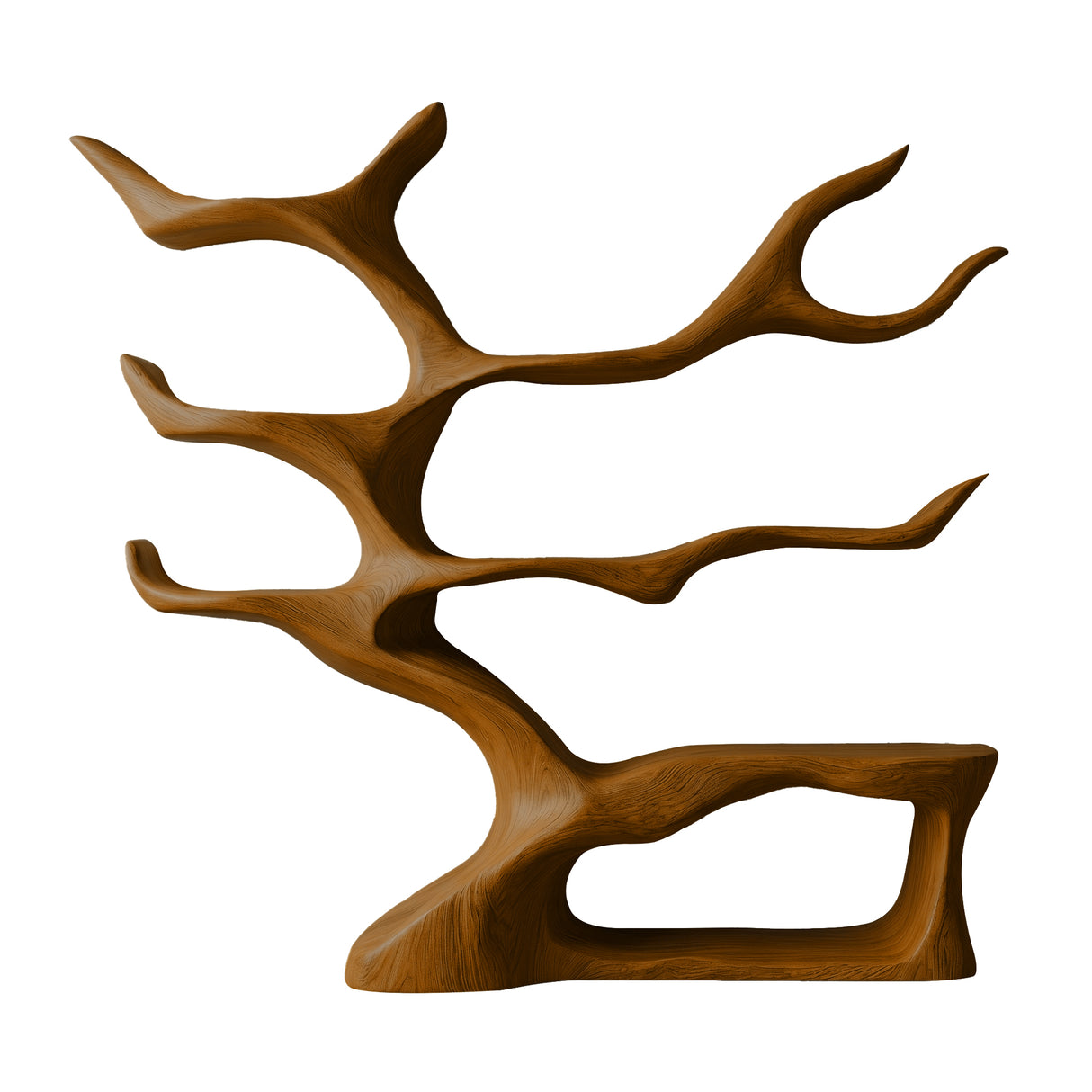 Arborelle Sculptural Tree Wine Rack Brown - Timberustic Tree Wine Rack
