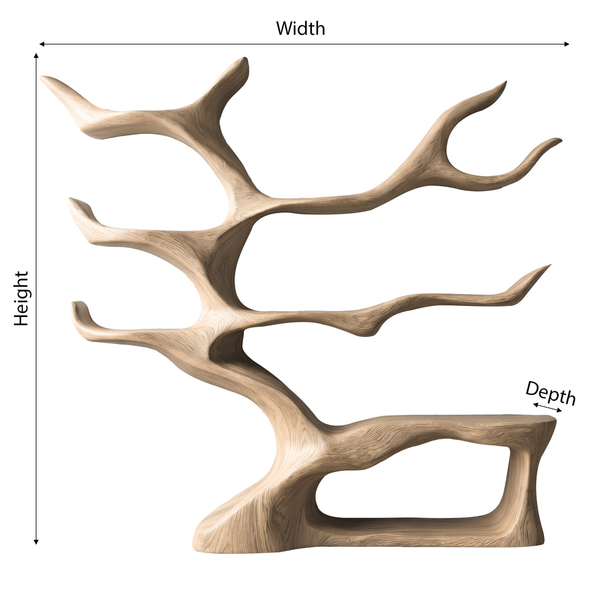 Arborelle Sculptural Tree Wine Rack - Timberustic Tree Wine Rack