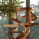 Arborellis Handcrafted Tree Branch Parrot Stand SPA935668 - Timberustic Tree Branch Parrot Stand