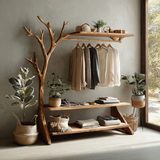 Arboren Branch Solid Wood Entryway Organizer - Timberustic Entryway Organizer