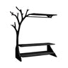 Arboren Branch Solid Wood Entryway Organizer Black - Timberustic Entryway Organizer