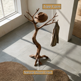 Arboren Sculpted Solid Wood Tree Coat Rack - Timberustic Tree Coat Rack