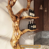 Arboreon Handcrafted Solid Wood Tree Wine Rack