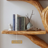 Arboreth Sculpted Solid Wood Tree Bookshelf - Timberustic Tree Bookshelf