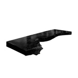 Arborex Live Edge Solid Wood Floating Desk Black - Timberustic Floating Desk