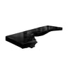 Arborex Live Edge Solid Wood Floating Desk Black - Timberustic Floating Desk