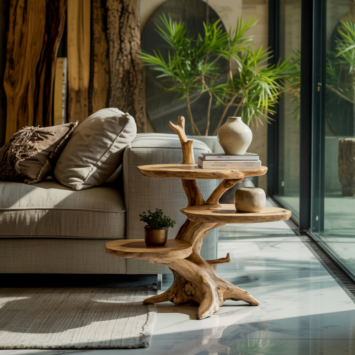 Arborflow Solid Wood Side Table