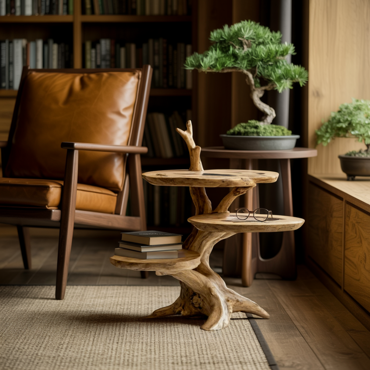 Arborflow Solid Wood Side Table