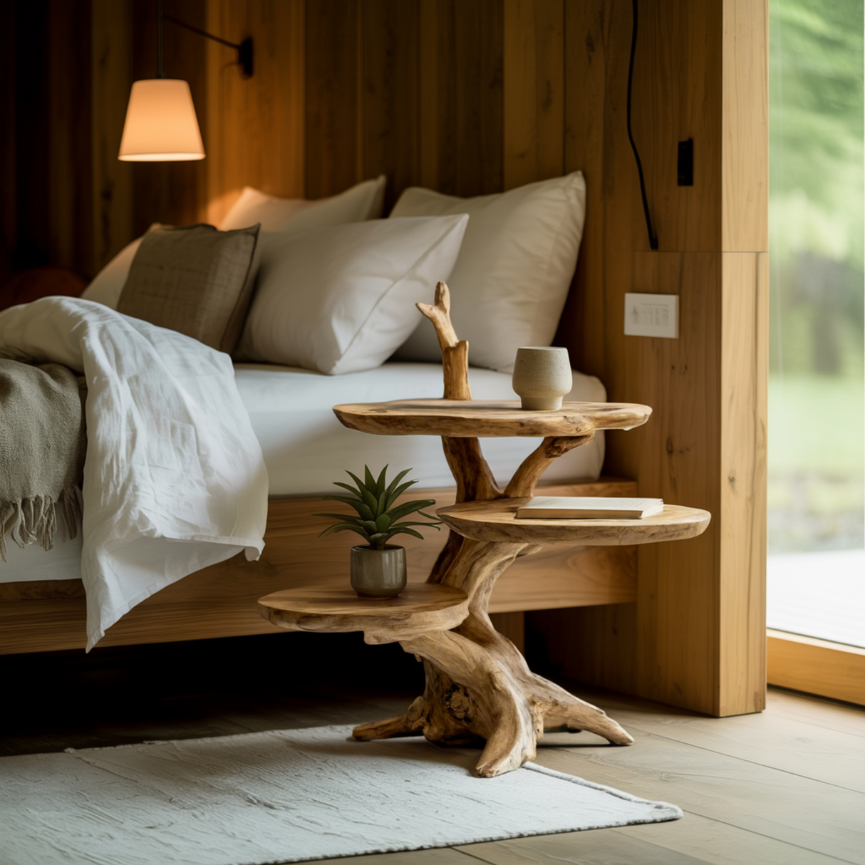 Arborflow Solid Wood Side Table