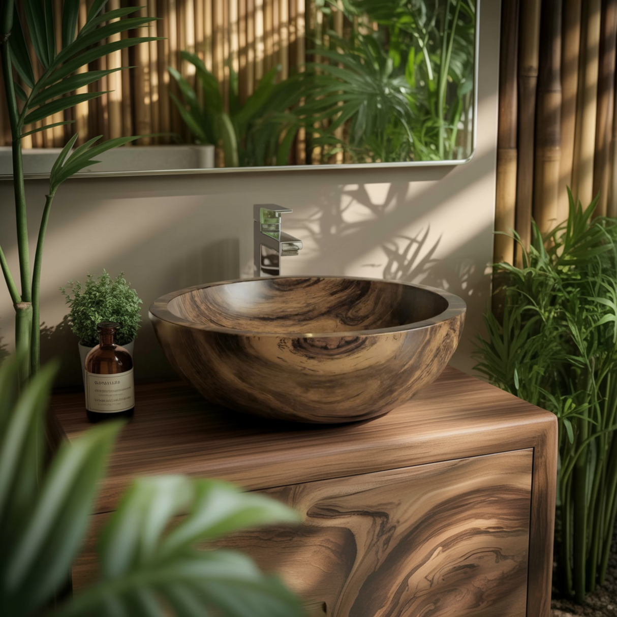 Arborflow Solid Wood Vessel Sink