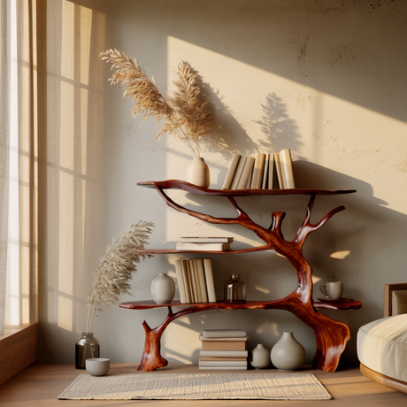 Arborform Sculpted Solid Wood Tree Bookshelf