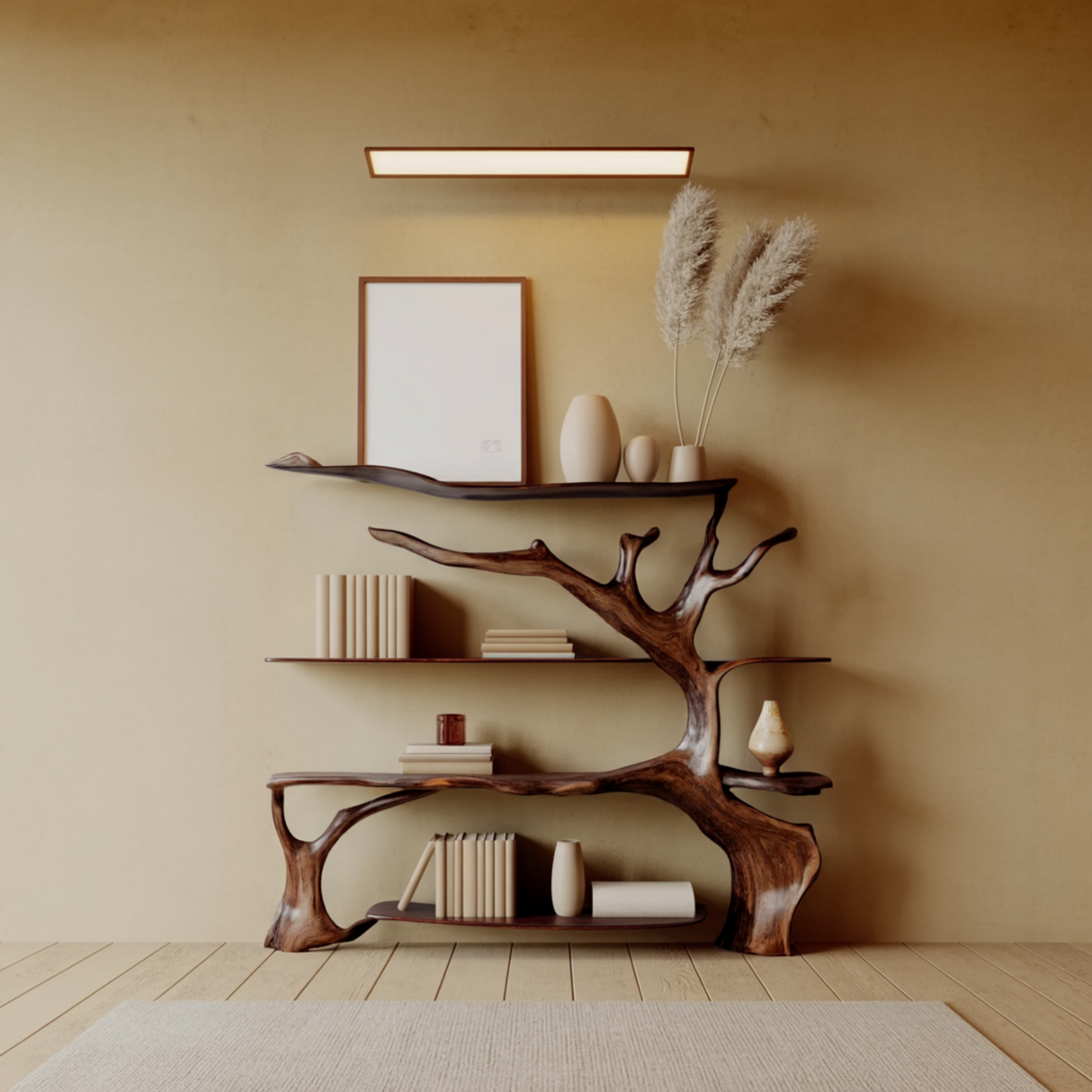 Arborform Sculpted Solid Wood Tree Bookshelf