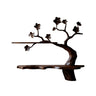 Arborielle Sculpted Solid Wood Tree-Inspired Display Shelf Dark Walnut - Timberustic Tree-Inspired Display Shelf