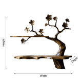 Arborielle Sculpted Solid Wood Tree-Inspired Display Shelf - Timberustic Tree-Inspired Display Shelf