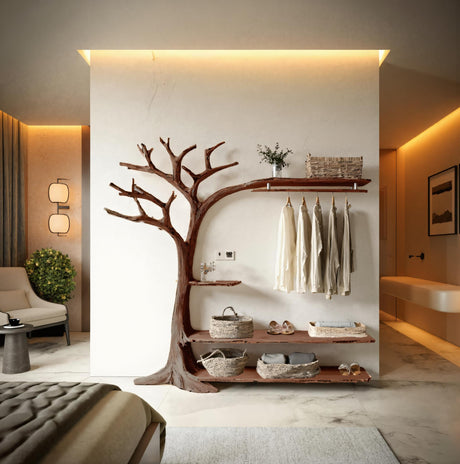 Arborin Treeform Solid Wood Entryway Organizer - Timberustic Entryway Organizer
