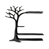 Arborin Treeform Solid Wood Entryway Organizer Black - Timberustic Entryway Organizer