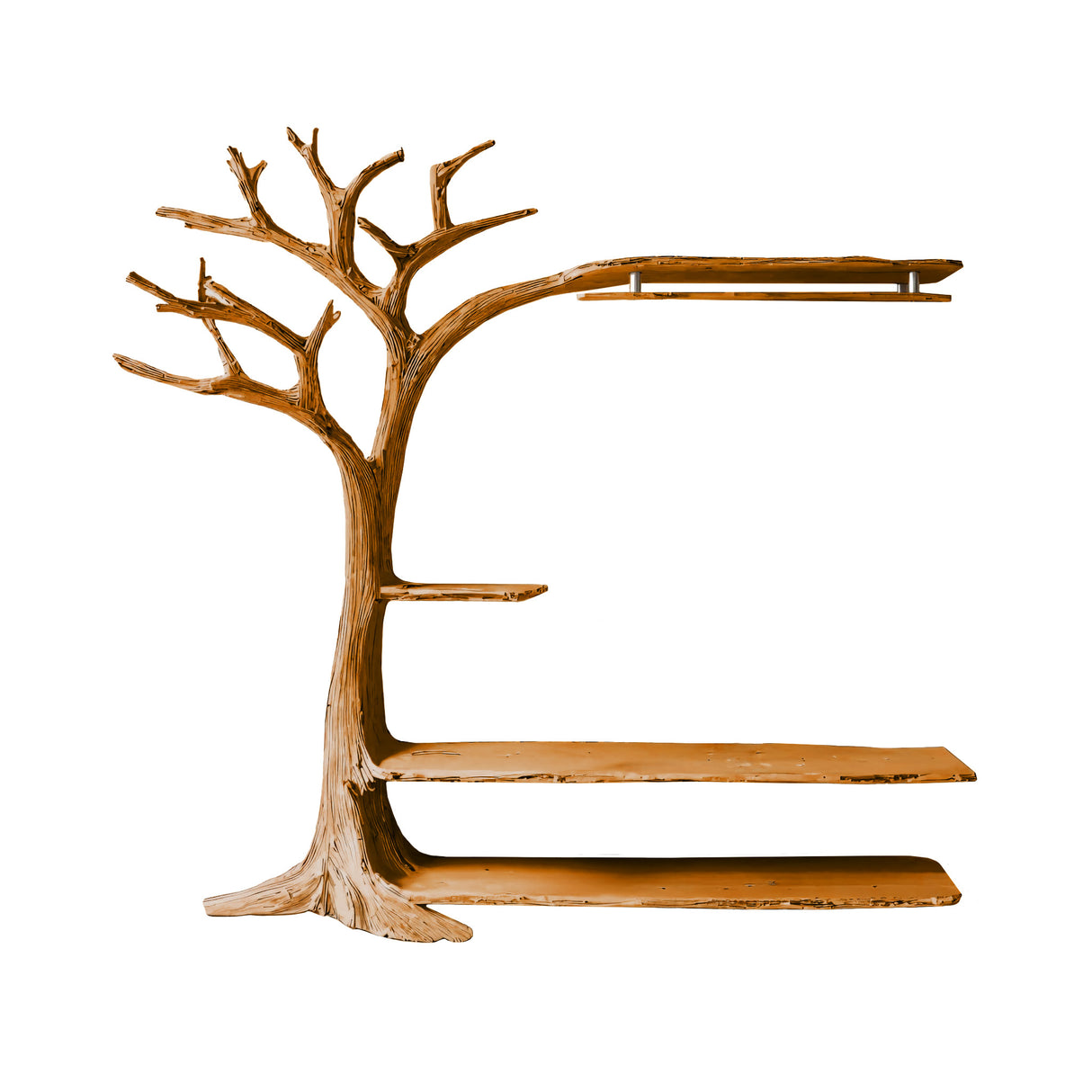 Arborin Treeform Solid Wood Entryway Organizer Brown - Timberustic Entryway Organizer