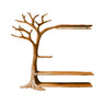 Arborin Treeform Solid Wood Entryway Organizer Brown - Timberustic Entryway Organizer