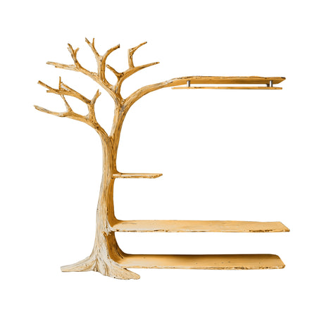 Arborin Treeform Solid Wood Entryway Organizer Natural Oak - Timberustic Entryway Organizer