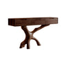 Arboris Branch-Leg Console Table with Modern Drawer Top