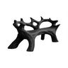 Arboris Driftwood Live Edge Outdoor Bench Black - Timberustic Bench