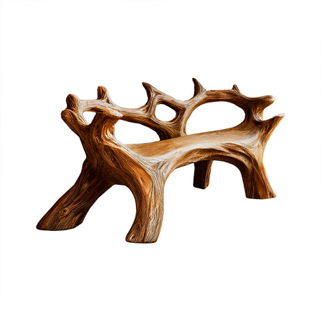 Arboris Driftwood Live Edge Outdoor Bench Brown - Timberustic Bench