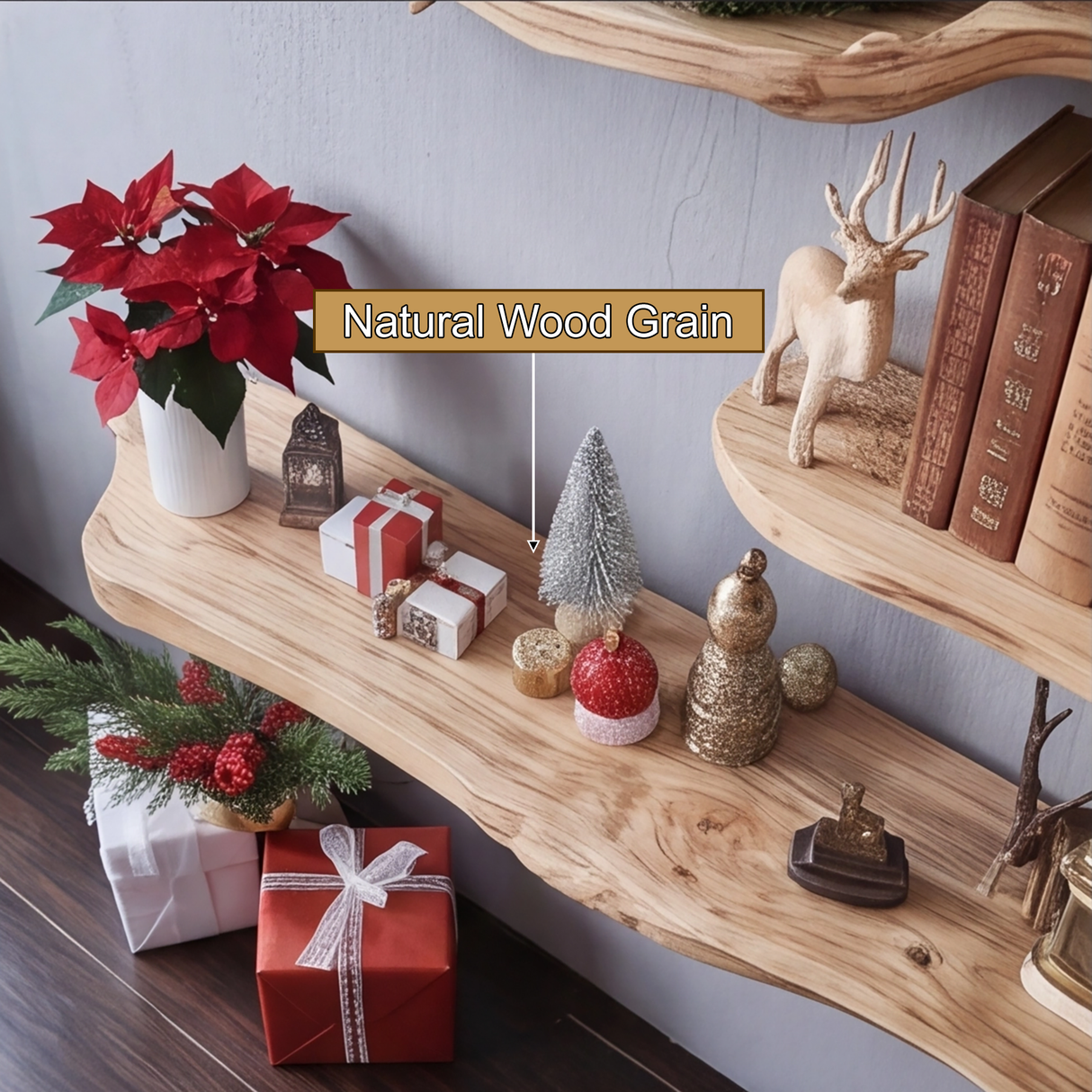 Arboris Eve Handcrafted Wood Tree Bookshelf - Timberustic Tree Bookshelf