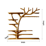 Arboris Flow Tree-Shaped Solid Wood Entryway Organizer - Timberustic Entryway Organizer