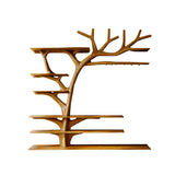 Arboris Flow Tree-Shaped Solid Wood Entryway Organizer Teak - Timberustic Entryway Organizer