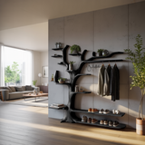 Arboris Halo Tree-Shaped Solid Wood Entryway Organizer - Timberustic Entryway Organizer