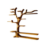 Arboris Halo Tree-Shaped Solid Wood Entryway Organizer Teak - Timberustic Entryway Organizer