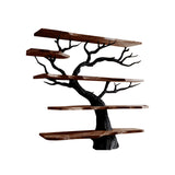 Arboris Noir Solid Wood Tree Bookshelf