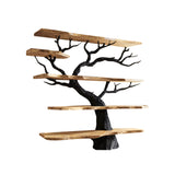 Arboris Noir Solid Wood Tree Bookshelf