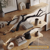Arboris Noir Solid Wood Tree Bookshelf - Timberustic Tree Bookshelf