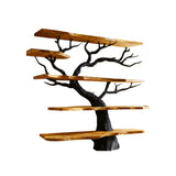Arboris Noir Solid Wood Tree Bookshelf