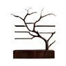 Arboris Organic Handcrafted Solid Wood Floating Bathroom Vanity with Branch Tree Shelves