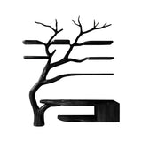 Arboris Organic Modern Solid Wood Bathroom Vanity with Tree Branch Shelfs