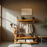 Arboris Root Tree-Shaped Solid Wood Entryway Organizer - Timberustic Entryway Organizer