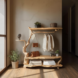 Arboris Root Tree-Shaped Solid Wood Entryway Organizer - Timberustic Entryway Organizer